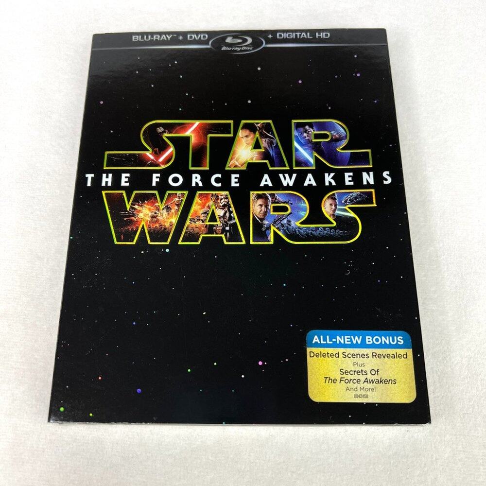 Star Wars The Force Awakens Blu Ray Combo Pack New
